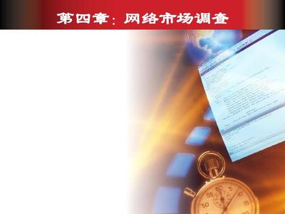 第4章 网上市场调查